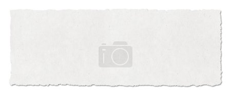 Photo for Recycled white paper texture background. Vintage banner wallpaper. Isolated on white - Royalty Free Image