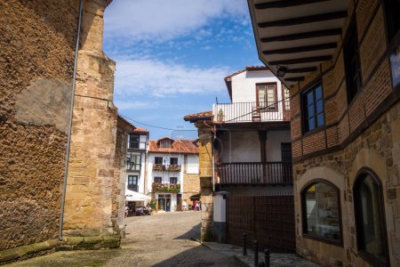 Photo for Santillana del mar - Spain - July 17, 2022 : Old medieval village - Royalty Free Image