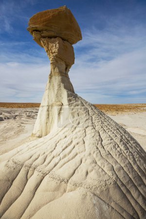 Photo for Unusual desert landscapes in Bisti badlands, De-na-zin wilderness area, New Mexico, USA - Royalty Free Image