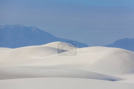 Photo for Unusual natural landscapes in White Sands Dunes in New Mexico, USA - Royalty Free Image