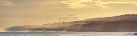 Photo for Sunset scene in a ocean beach,  Nature and travel background - Royalty Free Image