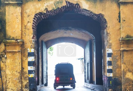 Photo for Old Gate in Galle Dutch fort. Archway in the Maritime Museum building. - Royalty Free Image