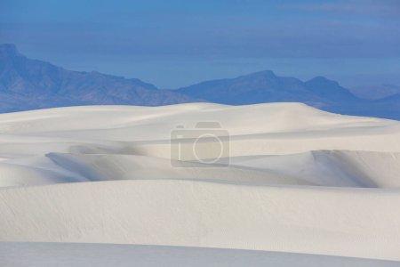 Foto de Paisajes naturales inusuales en Dunas de Arenas Blancas en Nuevo México, EE.UU. - Imagen libre de derechos