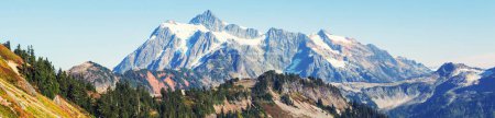 Foto de Hermoso pico Monte Shuksan en Washington, EE.UU. - Imagen libre de derechos