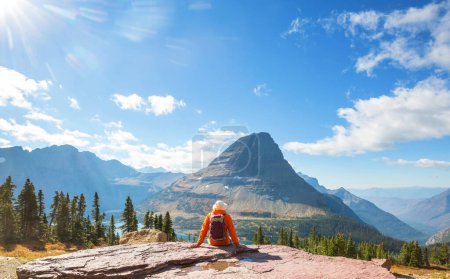 Photo for Hike in Glacier National Park, Montana - Royalty Free Image