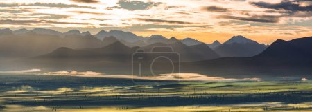 Photo for Beautiful high mountains in Alaska, United States. Amazing natural background. - Royalty Free Image