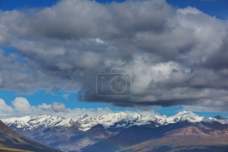 Photo for Beautiful high mountains in Alaska, United States. Amazing natural background. - Royalty Free Image