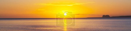 Foto de Puesta del sol del mar para el fondo natural - Imagen libre de derechos