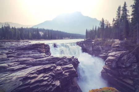 Foto de Athabasca Falls, Jasper National Park, Alberta, Canadá - Imagen libre de derechos