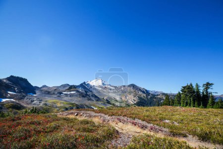 Photo for Mt Baker recreational area in autumn season - Royalty Free Image