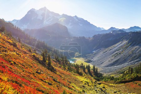 Photo for Beautiful peak Mount Shuksan in Washington, USA - Royalty Free Image