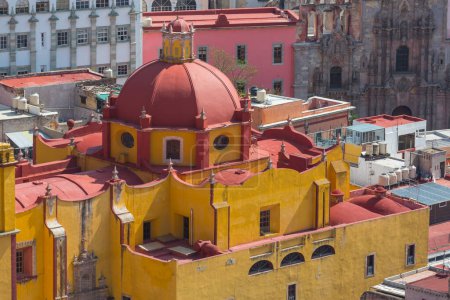 Foto de Hermosa vista de la famosa ciudad de Guanajuato, México - Imagen libre de derechos