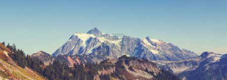 Foto de Hermoso pico Monte Shuksan en Washington, EE.UU. - Imagen libre de derechos