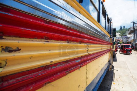Photo for Colorful old bus  in Gutemala - Royalty Free Image