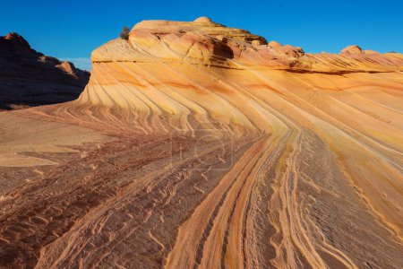 Foto de Formaciones de arenisca en Utah, EE.UU. Hermosos paisajes inusuales. - Imagen libre de derechos