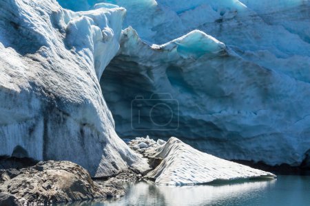 Foto de Glaciar en altas montañas en el Canadá - Imagen libre de derechos