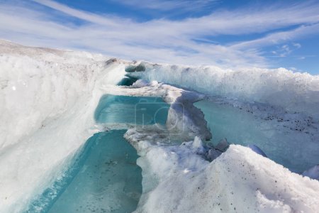 Foto de Glaciar Gigante en altas montañas - Imagen libre de derechos