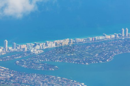 Photo for Aerial view of Miami, Florida, USA - Royalty Free Image