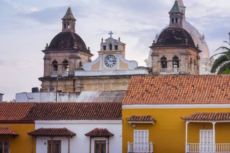 Foto de Vista de la ciudad antigua Cartagena de Indias, Colombia - Imagen libre de derechos