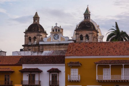 Téléchargez les photos : Vue de la ville antique Cartagena de Indias, Colombie - en image libre de droit