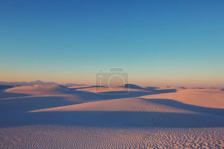 Foto de Paisajes naturales inusuales en White Sands National Monument, Nuevo México, EE.UU. - Imagen libre de derechos