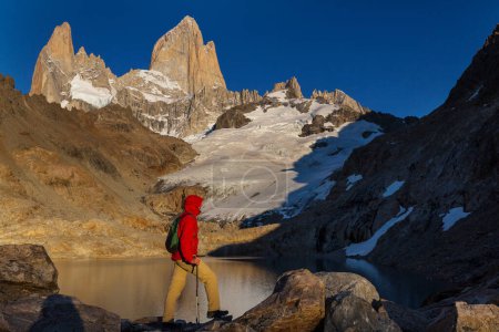 Foto de Caminata en las montañas patagónicas, Argentina - Imagen libre de derechos