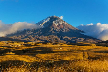 Foto de Hermoso volcán Cotopaxi en Ecuador, América del Sur. - Imagen libre de derechos