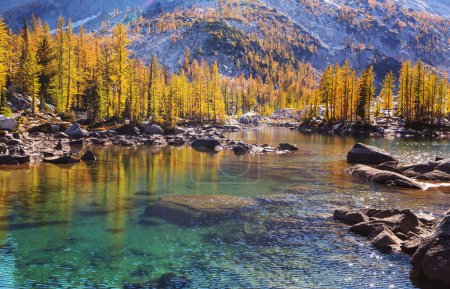 Foto de Hermosa zona salvaje de los lagos alpinos en Washington, EE.UU. - Imagen libre de derechos