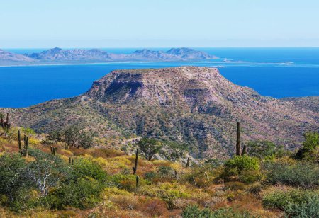 Téléchargez les photos : Beautuful landscapes in  Baja California, Mexico. Travel background - en image libre de droit
