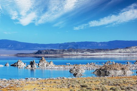 Photo for Unusual Mono lake formations at the sunrise - Royalty Free Image