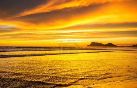 Photo for Sea sunset for natural background - Royalty Free Image