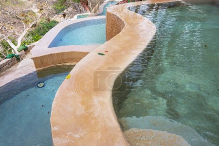Photo for Unusual thermal pools Las Grutas De Tolantongo in Mexico - Royalty Free Image