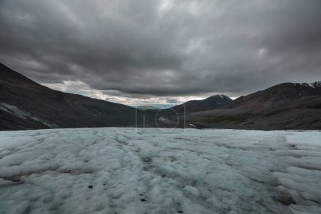 Photo for Glaciers in Alaska in cloudy weather - Royalty Free Image