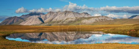Foto de Lago de la serenidad en tundra en Alaska - Imagen libre de derechos