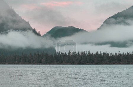 Téléchargez les photos : Paysages insulaires de Vancouver au coucher du soleil, Colombie-Britannique, Canada - en image libre de droit