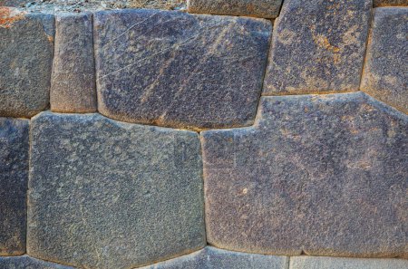 Foto de Muralla inca en la ciudad Machu-Picchu, Perú - Imagen libre de derechos