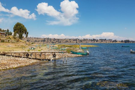 Téléchargez les photos : Beau lac Titicaca en Bolivie - en image libre de droit