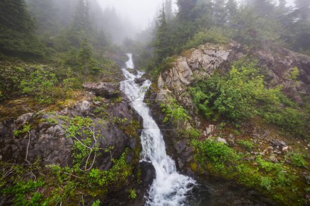Photo for Liberty Cap waterfall in Alaska - Royalty Free Image