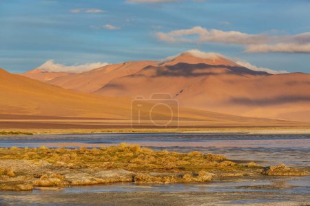 Téléchargez les photos : Lac Altiplano en Andes montagnes, Bolivie, Amérique du Sud - en image libre de droit