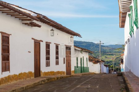 Photo for View of picturesque town Barichara is a popular tourist destination in Colombia - Royalty Free Image