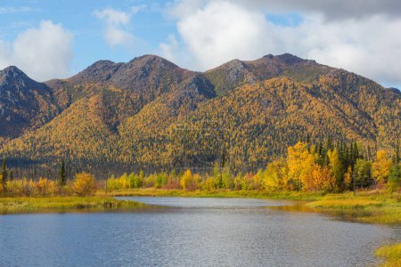 Téléchargez les photos : Le beau lac en saison d'automne - en image libre de droit