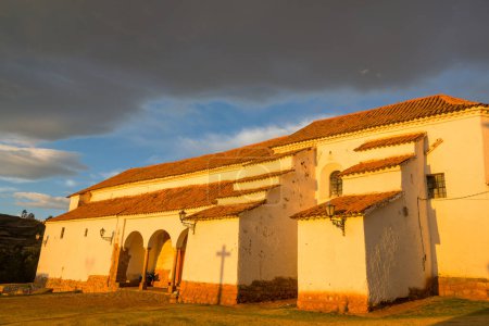 Photo for The Colonial Church of Chinchero in Peru, South America - Royalty Free Image