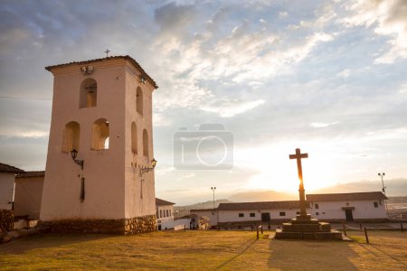 Foto de Iglesia Colonial de Chinchero en Perú, América del Sur - Imagen libre de derechos