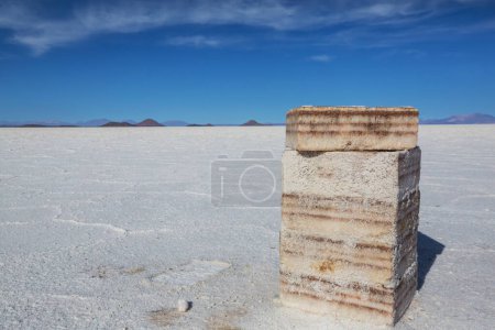 Téléchargez les photos : Paysages déserts inhabituels à Salar de Uyuni, Bolivie, Amérique du Sud - en image libre de droit