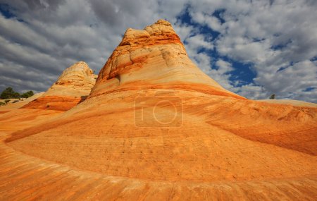 Sandstone formations in Utah, USA. Beautiful Unusual landscapes.