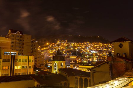 Stadt La Paz in Bolivien, Südamerika