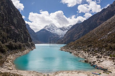 Beautiful lake Paron in Cordillera Blanca,  Peru, South America