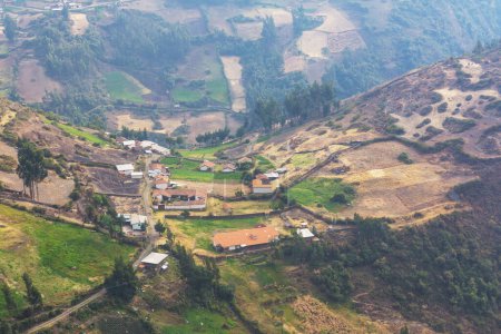 Rural landscapes in Cordillera de Los Andes, Peru, South America
