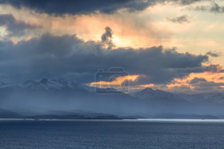Photo for End of the world- beautiful natural landscape around Beagle sound in Ushuaia, Argentina - Royalty Free Image