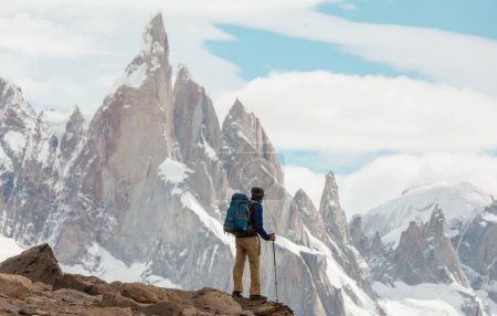 Foto de Caminata en las montañas patagónicas, Argentina - Imagen libre de derechos